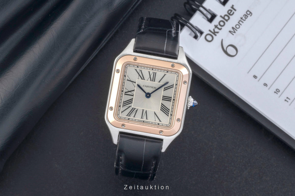 Cartier Santos Dumont steel / gold quartz women's watch W2SA0012 LP: 6700EUR  [2606212]