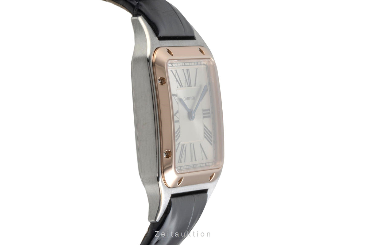 Cartier Santos Dumont steel / gold quartz women's watch W2SA0012 LP: 6700EUR  [2606212]