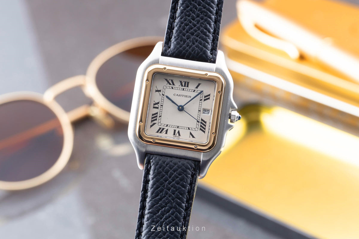 Cartier Panthere acier / or  quartz unisexe 187957  [2606220]