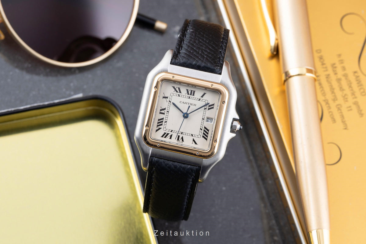 Cartier Panthere acier / or  quartz unisexe 187957  [2606220]