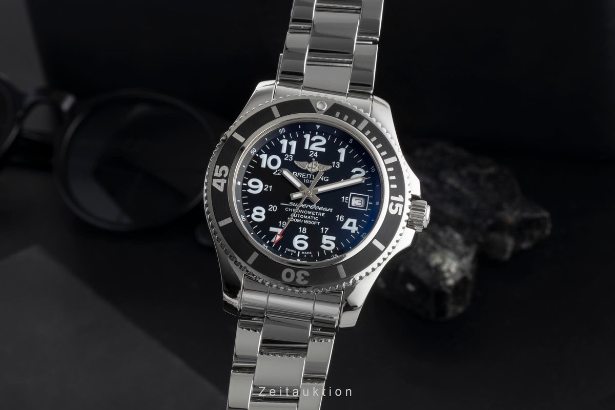 Breitling Superocean acciaio automatismo orologio da uomo A17365C9/BD67  [2606226]