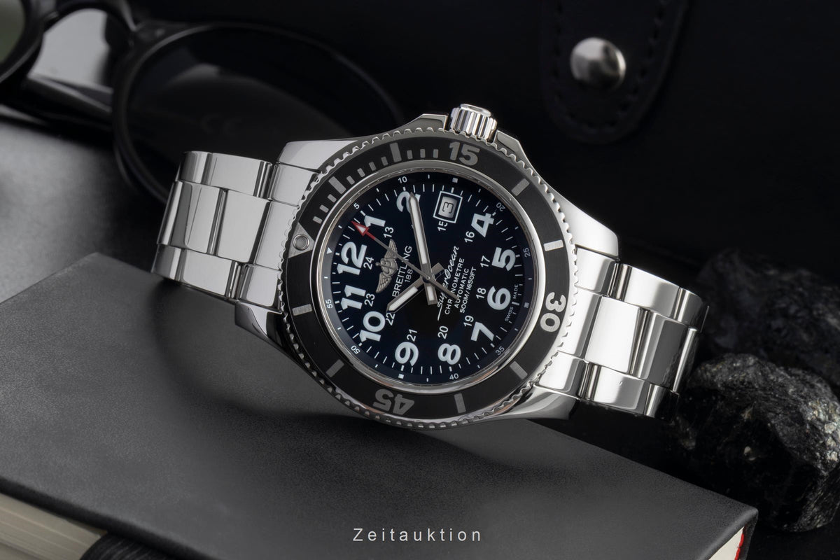 Breitling Superocean acciaio automatismo orologio da uomo A17365C9/BD67  [2606226]
