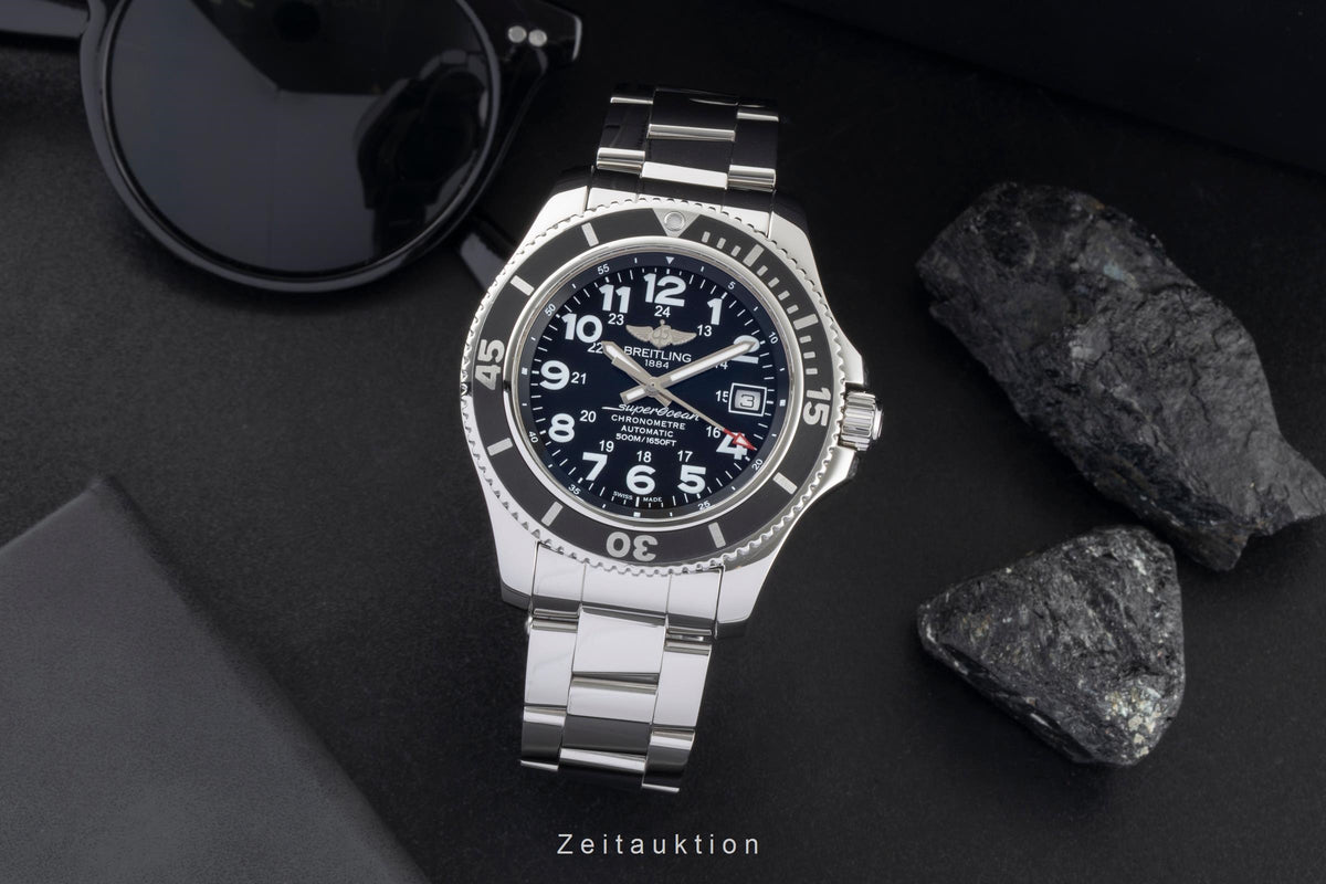 Breitling Superocean acciaio automatismo orologio da uomo A17365C9/BD67  [2606226]