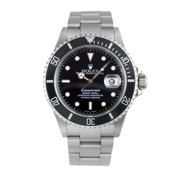Rolex Submariner acero automático reloj para caballeros 16610  [2606228]