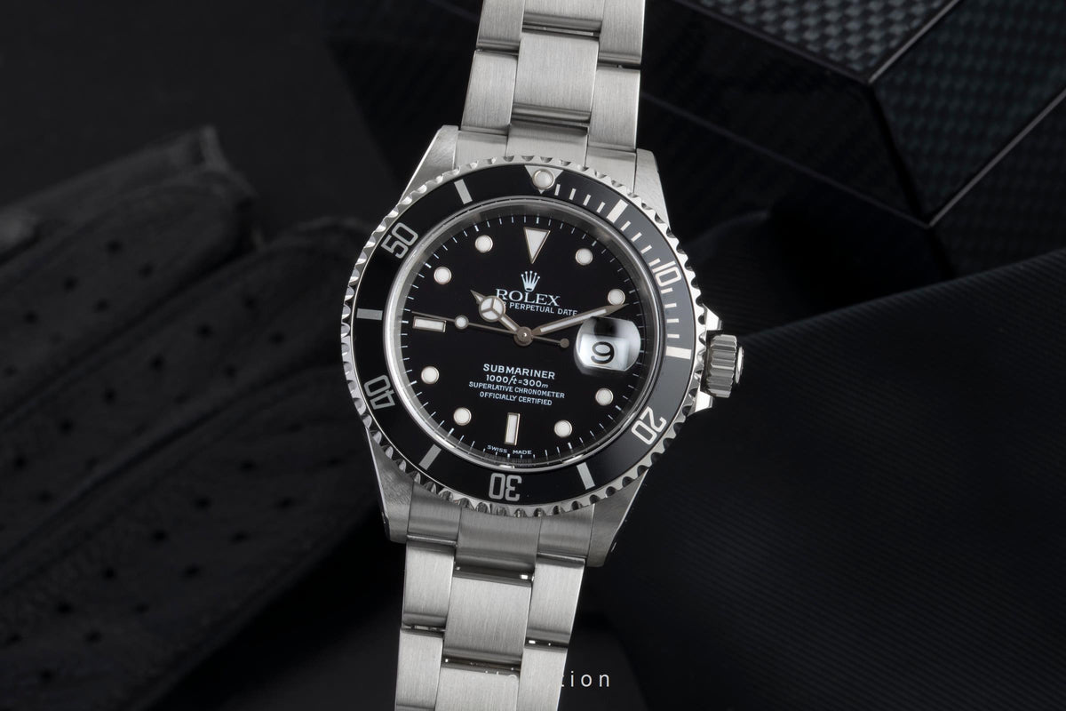 Rolex Submariner acero automático reloj para caballeros 16610  [2606228]