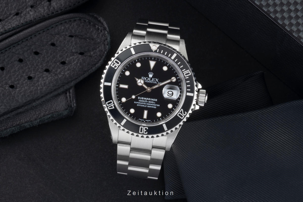 Rolex Submariner acero automático reloj para caballeros 16610  [2606228]
