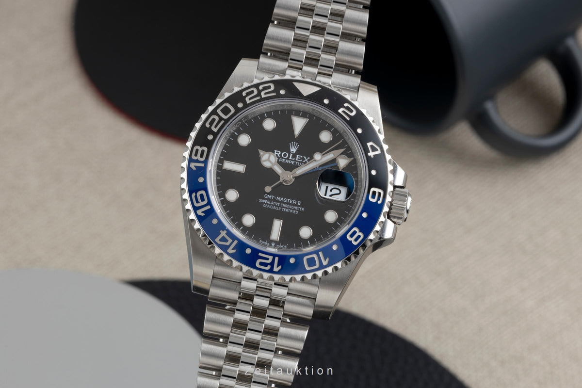 Rolex GMT-Master II steel automatic men's watch 126710BLNR  [2606230]