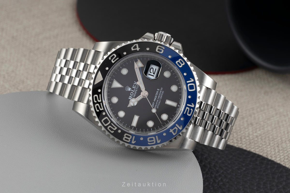Rolex GMT-Master II steel automatic men's watch 126710BLNR  [2606230]