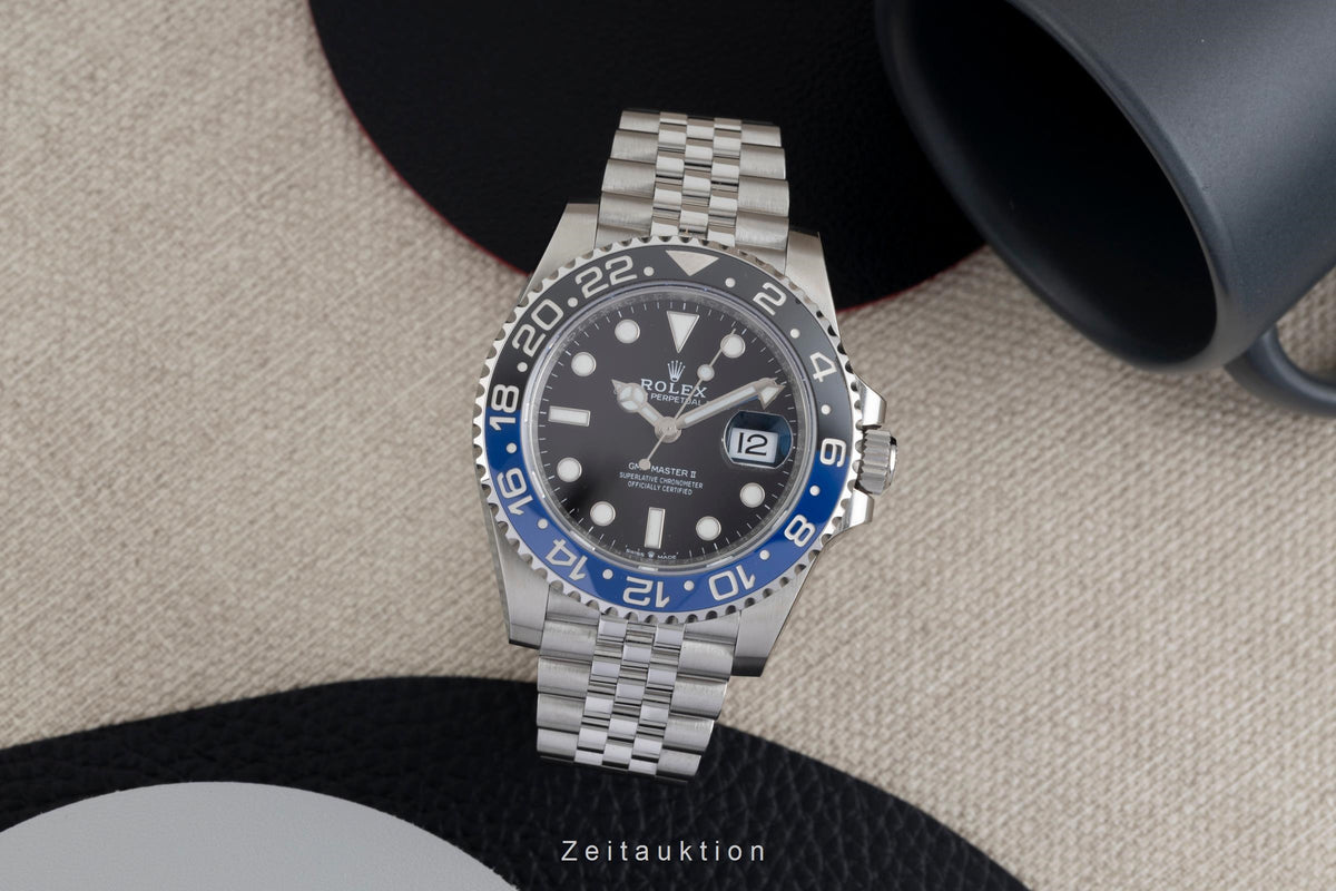 Rolex GMT-Master II steel automatic men's watch 126710BLNR  [2606230]