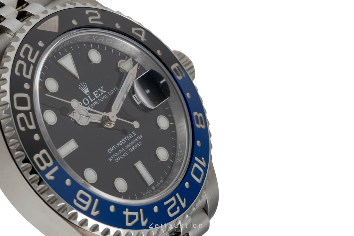 Rolex GMT-Master II steel automatic men's watch 126710BLNR  [2606230]