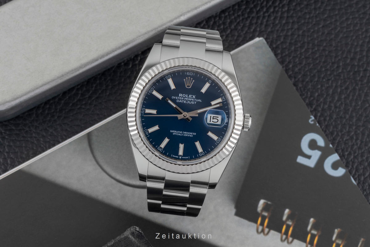 Rolex Datejust acier / or blanc automatique montre pour hommes 126334  [2606231]