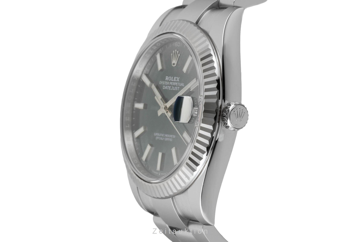 Rolex Datejust acier / or blanc automatique montre pour hommes 126334  [2606231]