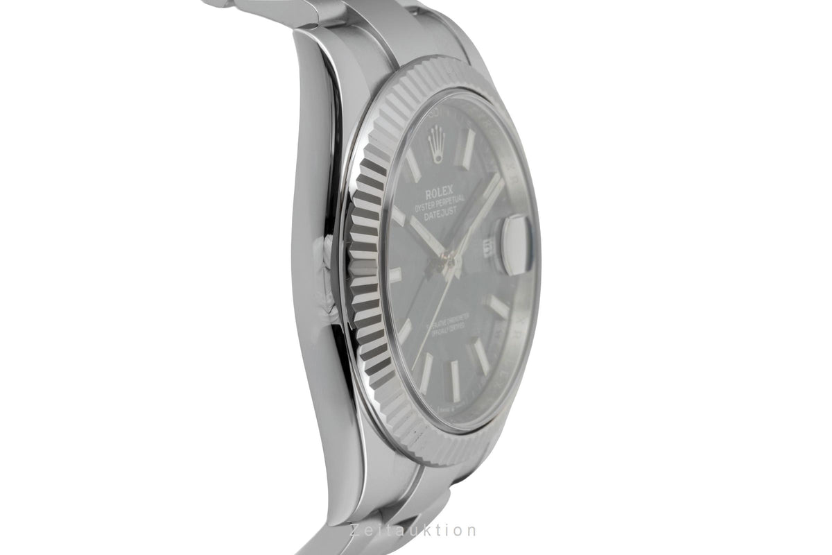 Rolex Datejust acier / or blanc automatique montre pour hommes 126334  [2606231]