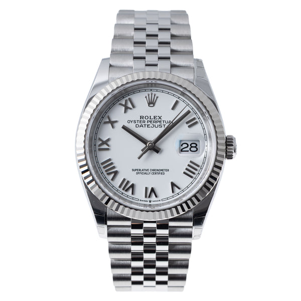 Rolex Datejust steel / white gold automatic men's watch 126234-0061  [2606236]