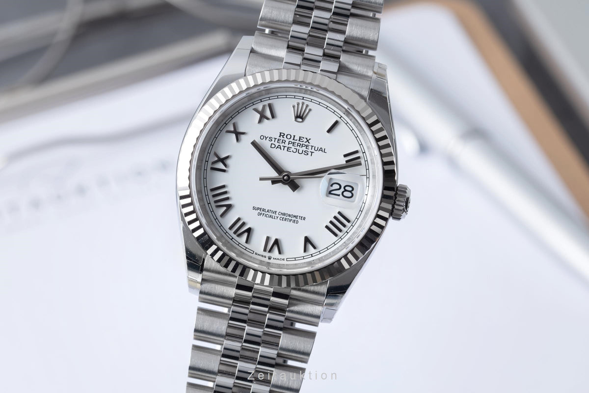 Rolex Datejust steel / white gold automatic men's watch 126234-0061  [2606236]