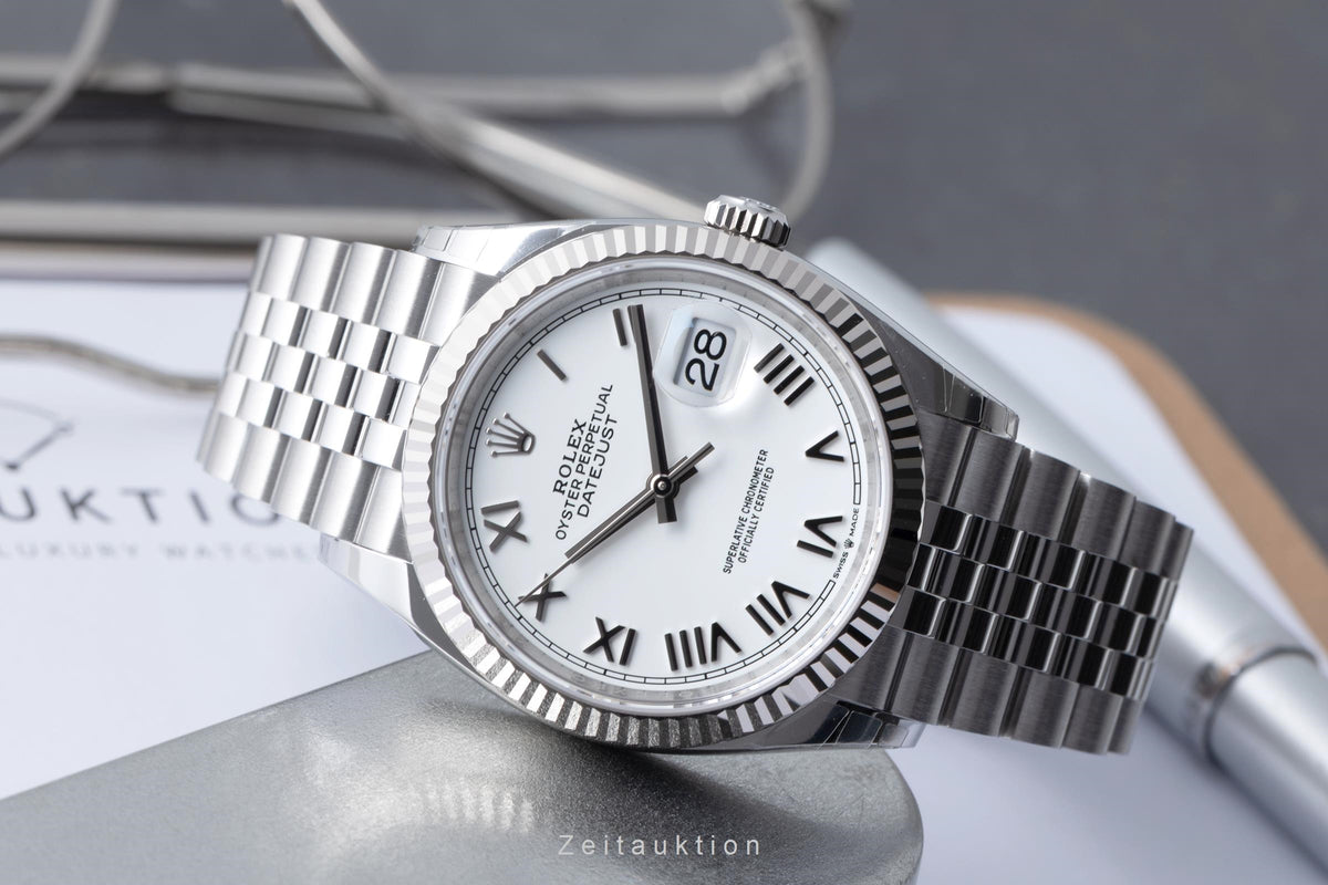 Rolex Datejust steel / white gold automatic men's watch 126234-0061  [2606236]