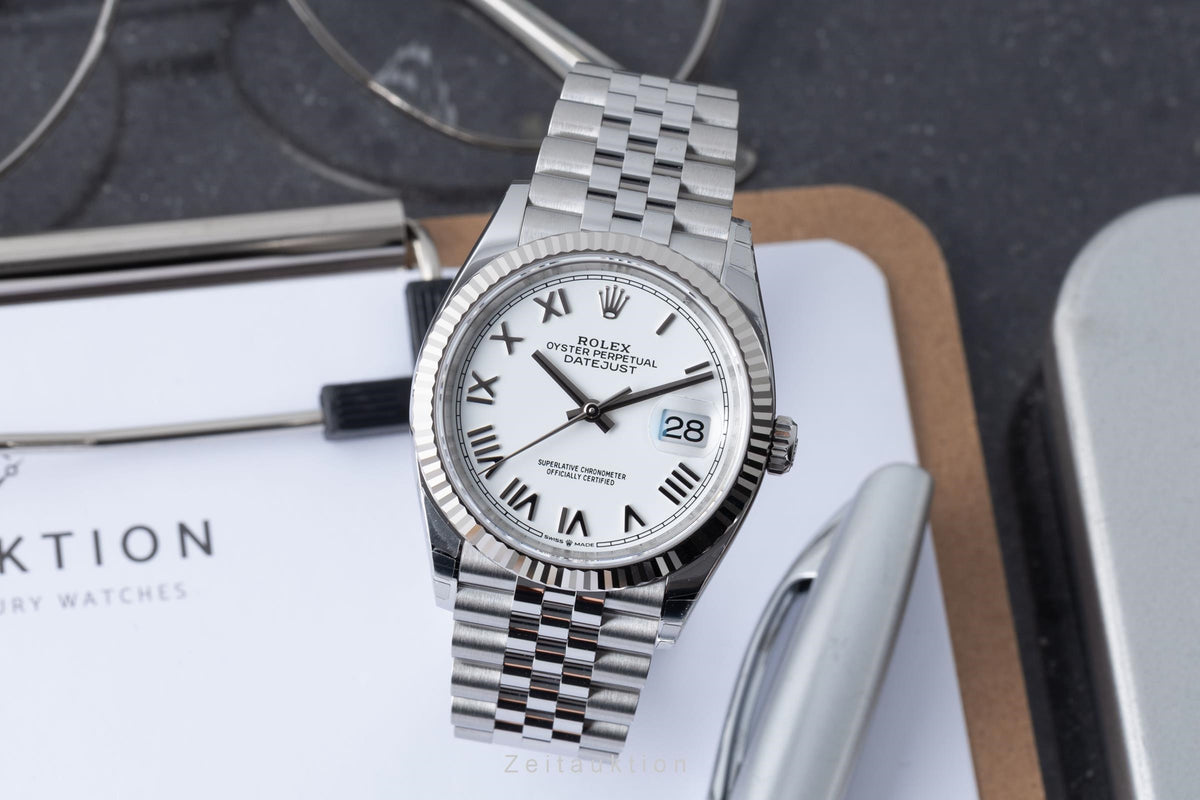 Rolex Datejust steel / white gold automatic men's watch 126234-0061  [2606236]