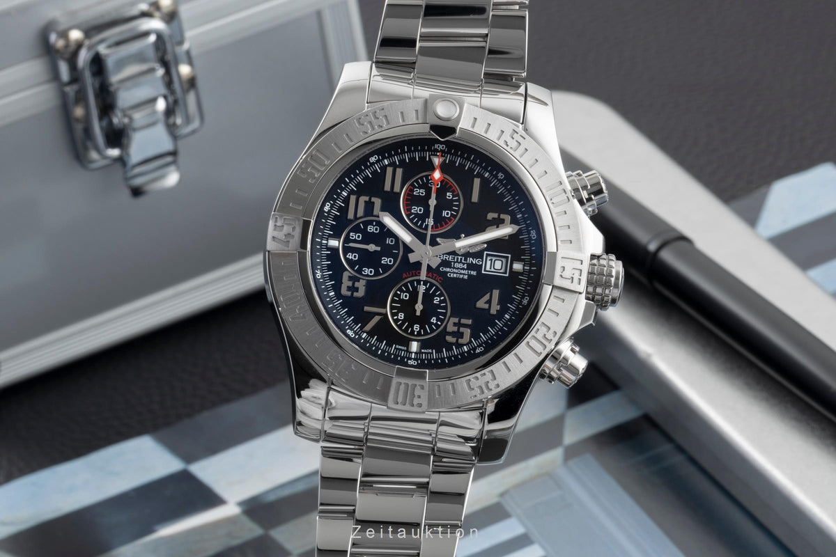 Breitling Super Avenger II chronograph steel automatic men's watch A1337111/BC28  [2606237]