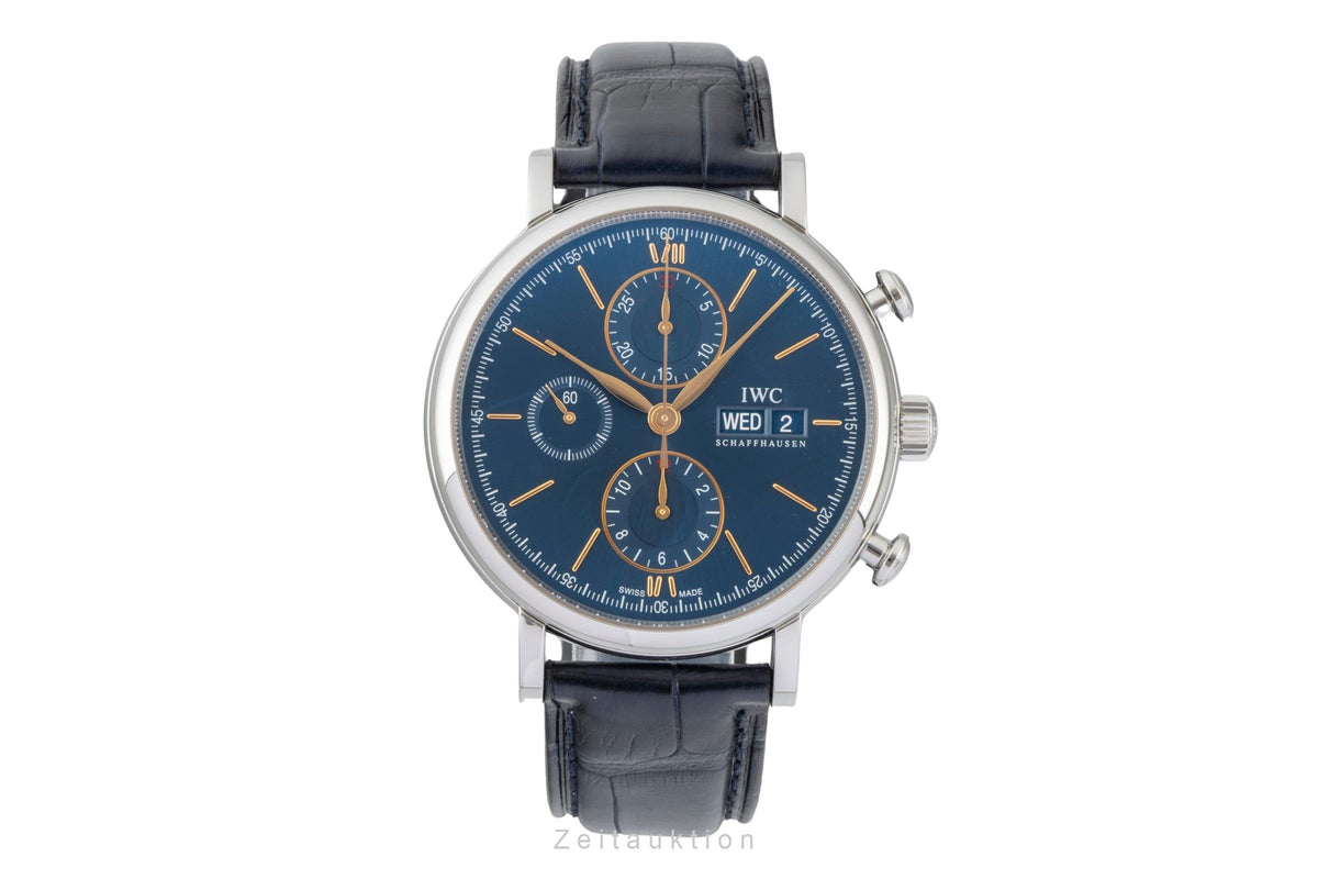 IWC Portofino chronograph steel automatic men's watch IW391036  [2606245]