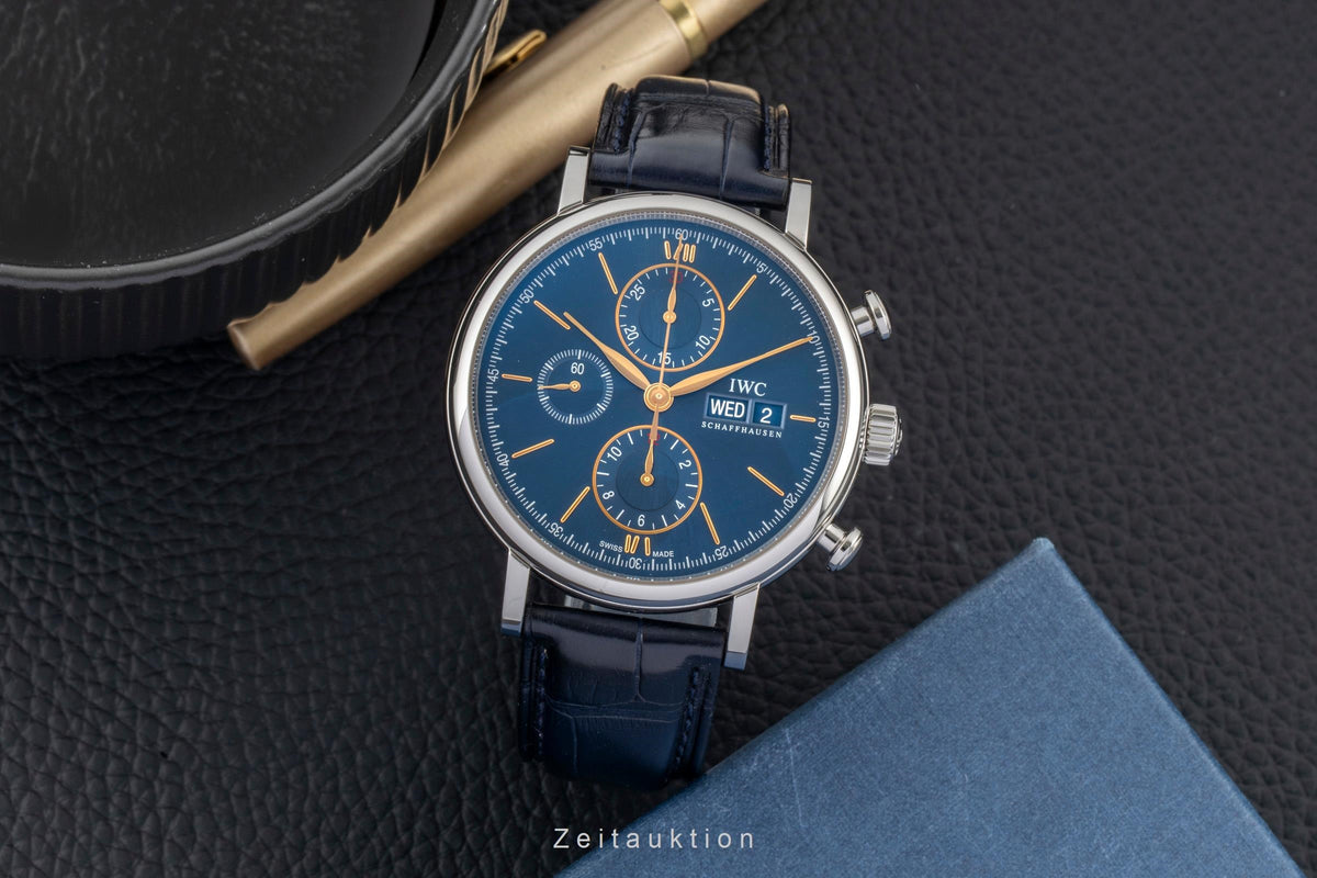 IWC Portofino chronograph steel automatic men's watch IW391036  [2606245]