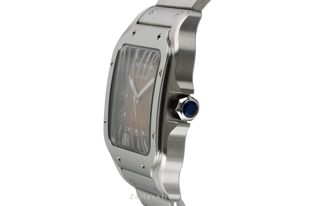 Cartier Santos steel automatic men's watch WSSA0064  [2606248]