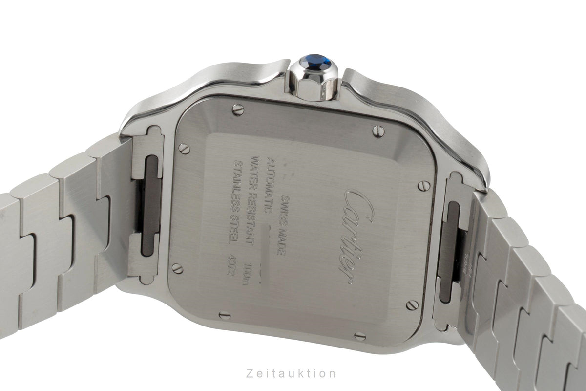 Cartier Santos steel automatic men's watch WSSA0064  [2606248]