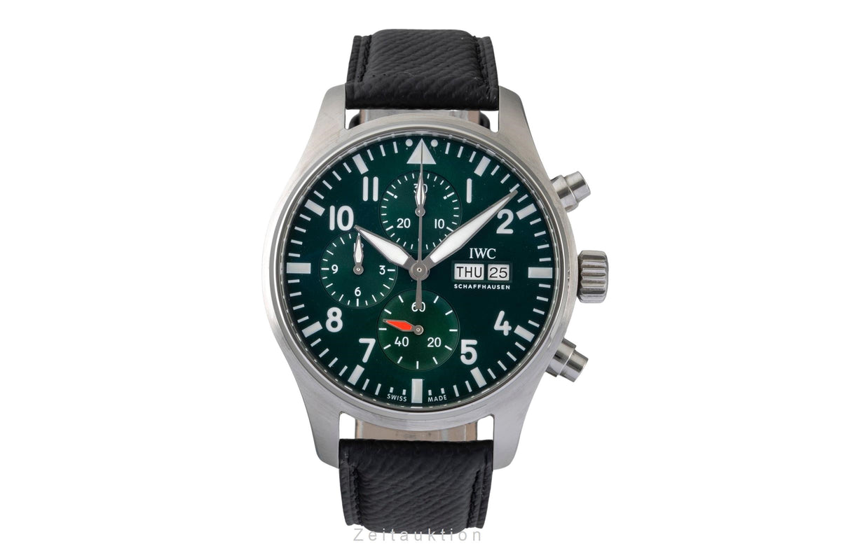 IWC Pilot cronógrafo acero automático reloj para caballeros IW378005 LP: 8000EUR  [2606250]