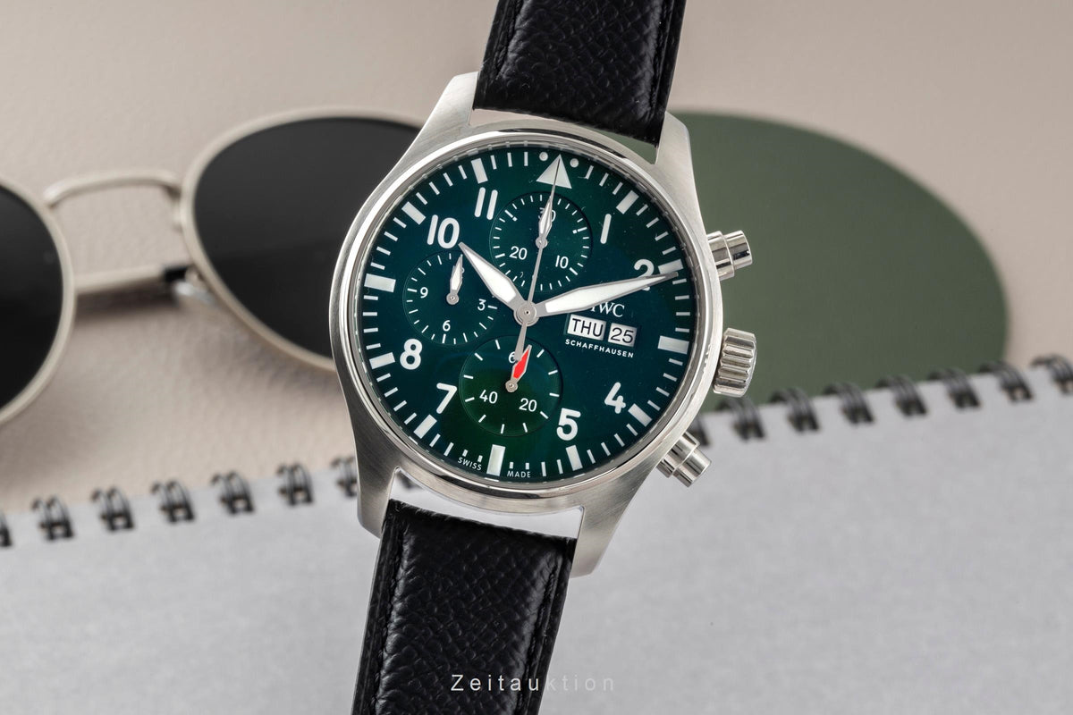 IWC Pilot cronógrafo acero automático reloj para caballeros IW378005 LP: 8000EUR  [2606250]
