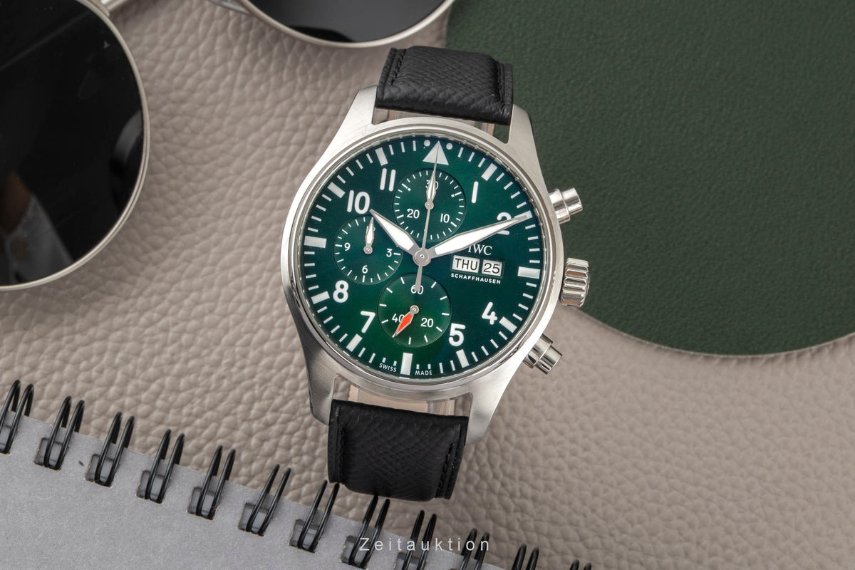 IWC Pilot cronógrafo acero automático reloj para caballeros IW378005 LP: 8000EUR  [2606250]