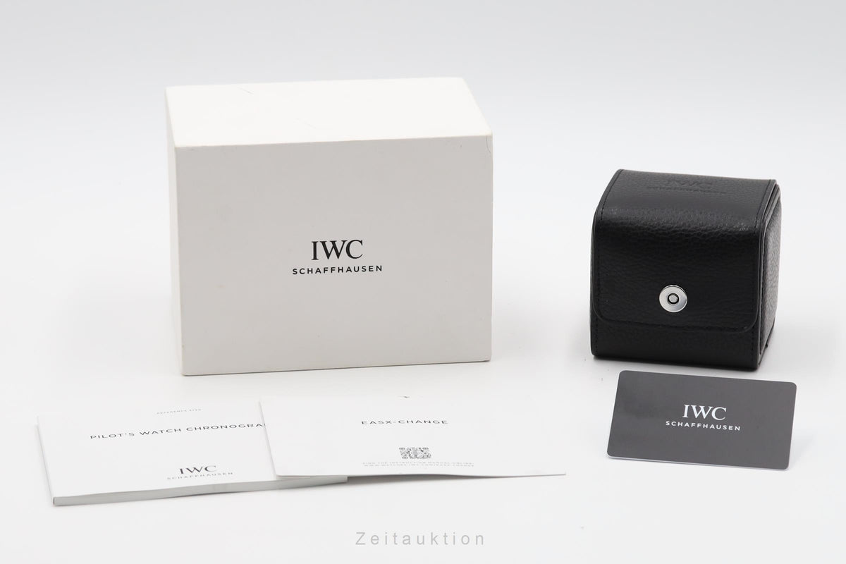 IWC Pilot cronógrafo acero automático reloj para caballeros IW378005 LP: 8000EUR  [2606250]