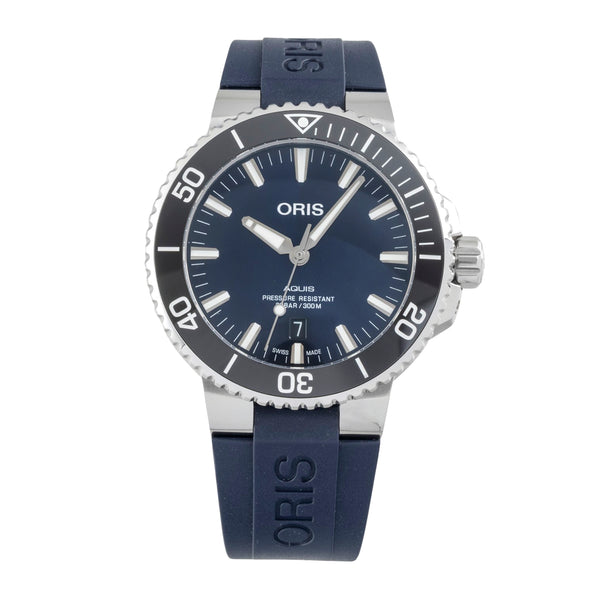 Oris Aquis Date steel automatic men's watch 01 733 7730 4135-07 4 24 65EB LP: 2100EUR  [2606251]