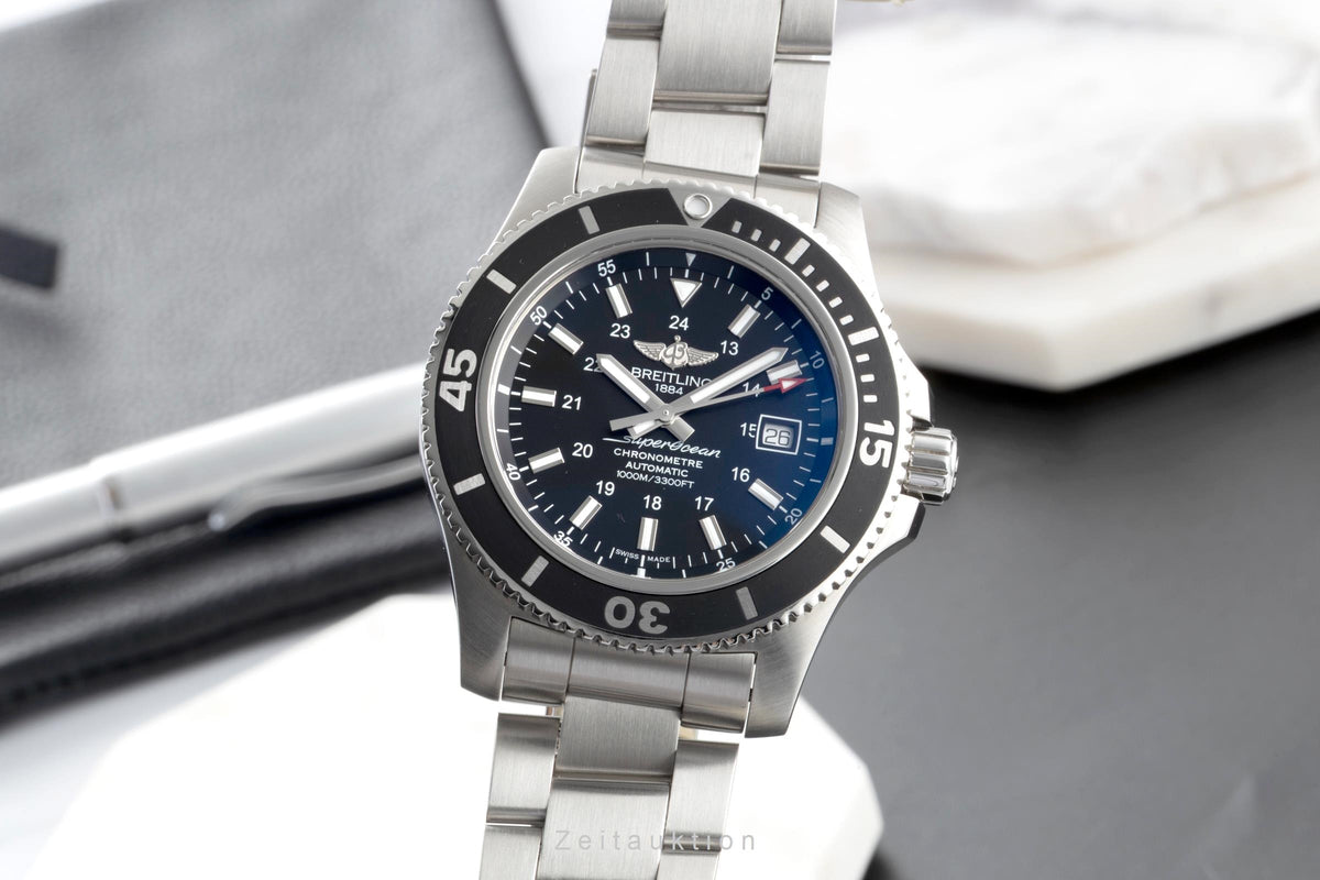Breitling Superocean steel automatic men's watch A17392D7/BG84  [2606254]