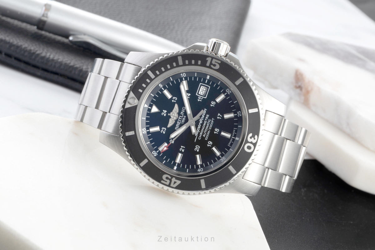 Breitling Superocean steel automatic men's watch A17392D7/BG84  [2606254]