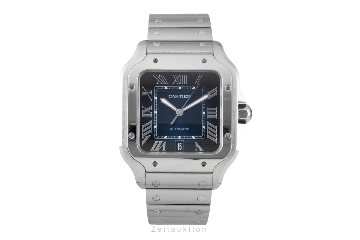 Cartier Santos steel automatic men's watch WSSA0071 LP: 9000EUR  [2606255]