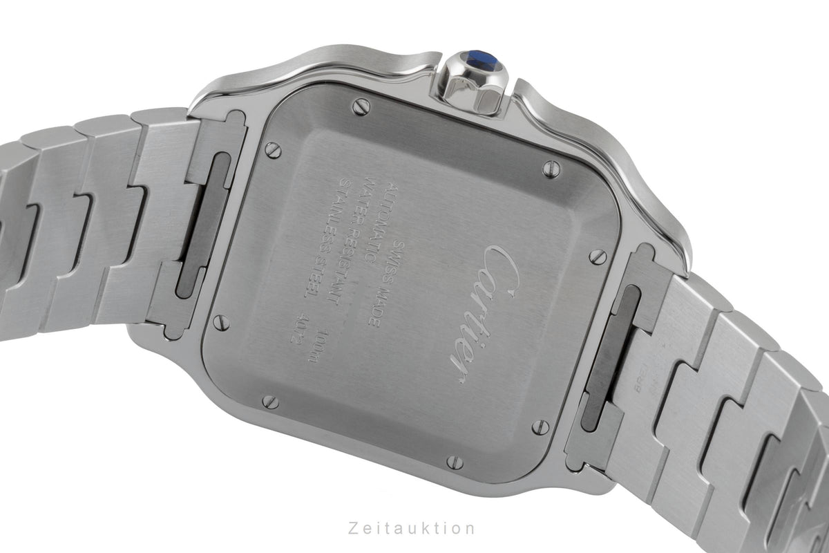 Cartier Santos steel automatic men's watch WSSA0071 LP: 9000EUR  [2606255]