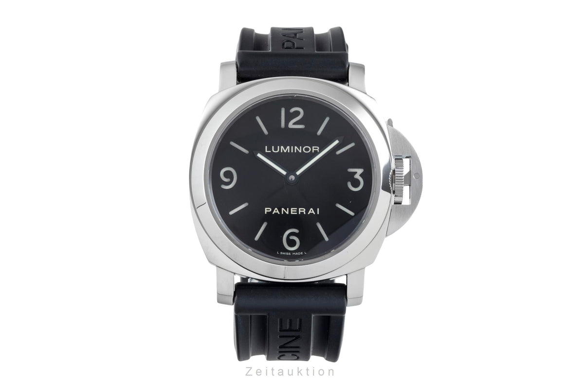 Panerai Luminor Base Handaufzug Edelstahl Herrenuhr Ref. PAM00112 VP: 5700,- € [2606258]