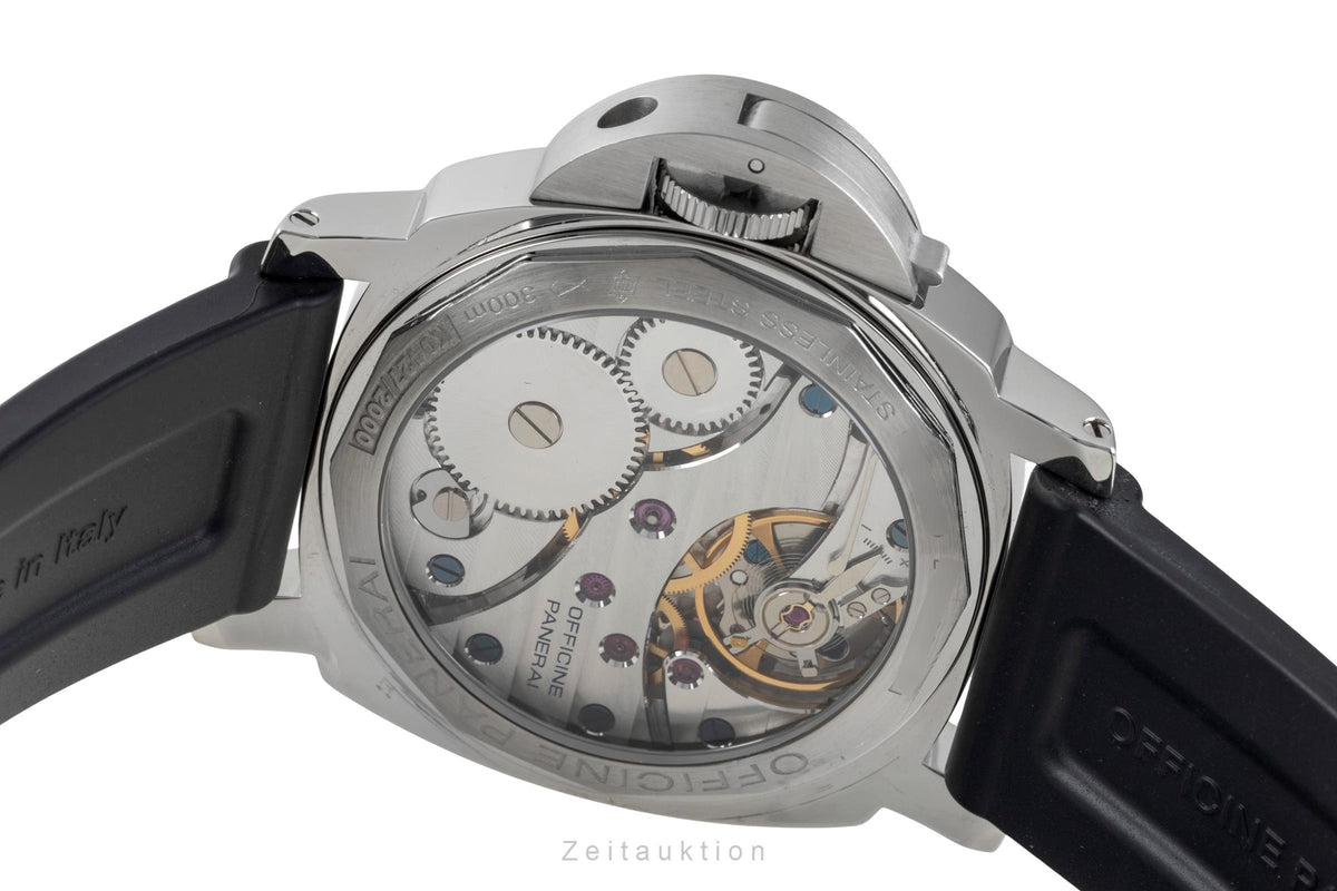 Panerai Luminor Base Handaufzug Edelstahl Herrenuhr Ref. PAM00112 VP: 5700,- € [2606258]