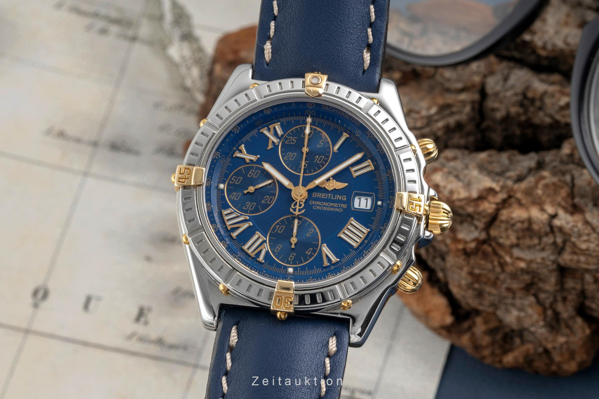 Breitling Crosswind chronograph steel / gold automatic men's watch B13355-074  [2606263]