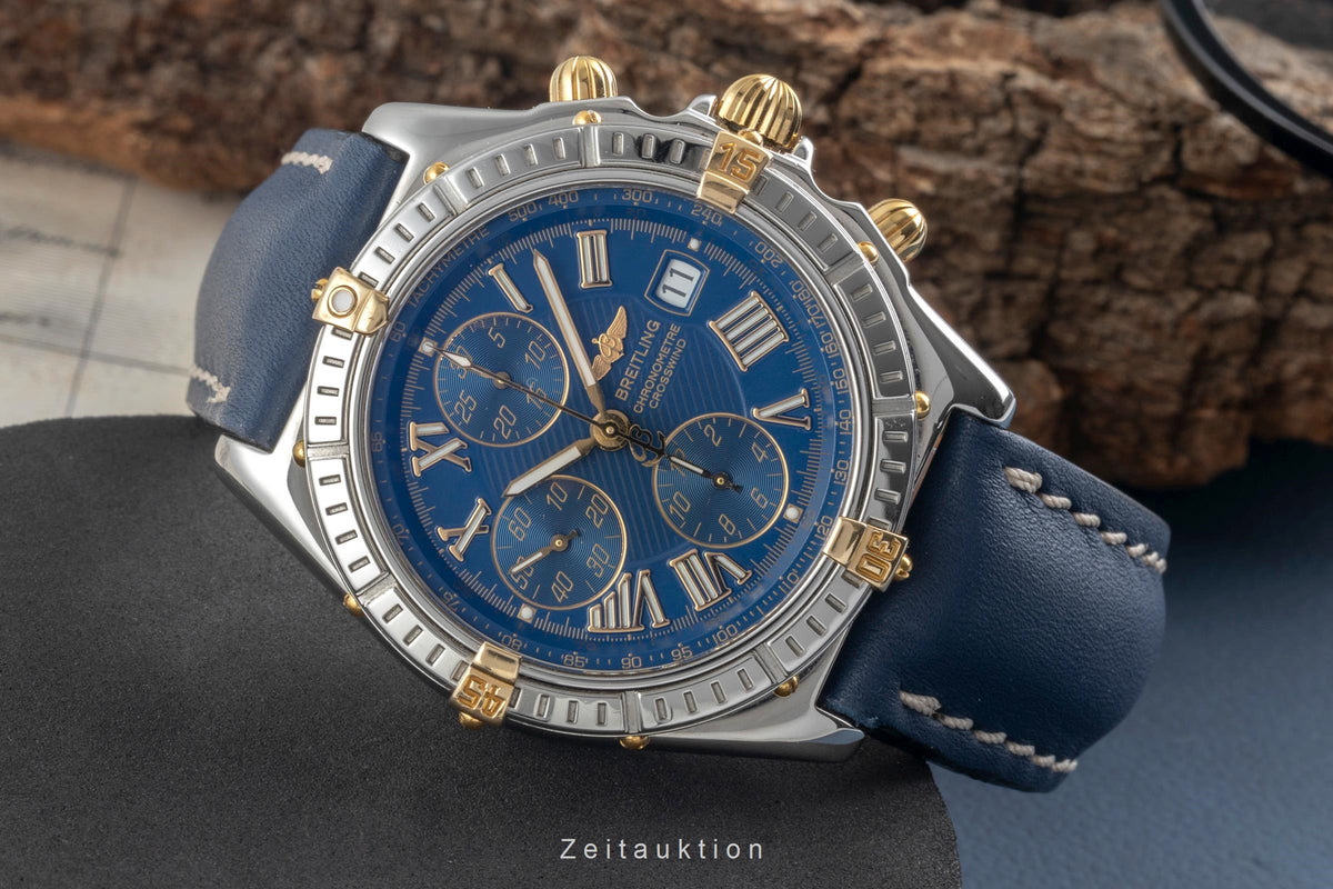 Breitling Crosswind chronograph steel / gold automatic men's watch B13355-074  [2606263]