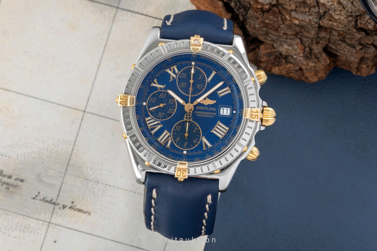 Breitling Crosswind chronograph steel / gold automatic men's watch B13355-074  [2606263]