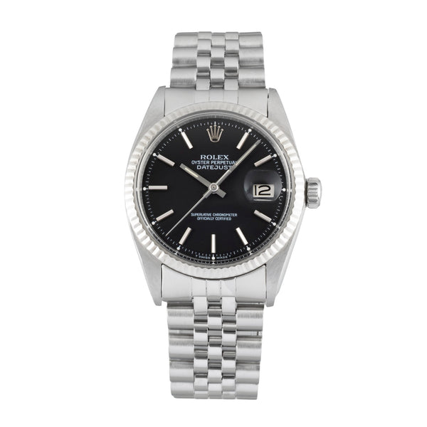 Rolex Datejust 36 Black Dial Stahl / Weissgold Automatik Herrenuhr Ref. 1601 [2606266]