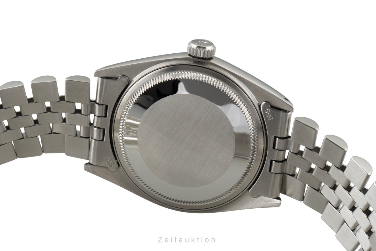 Rolex Datejust 36 Black Dial Stahl / Weissgold Automatik Herrenuhr Ref. 1601 [2606266]
