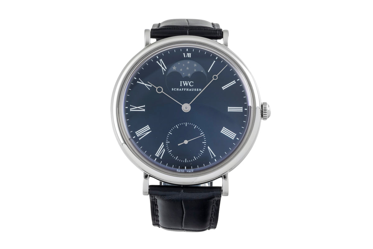 IWC Vintage Portofino Moonphase Handaufzug Edelstahl Ref. IW544801 B&P [2606267]