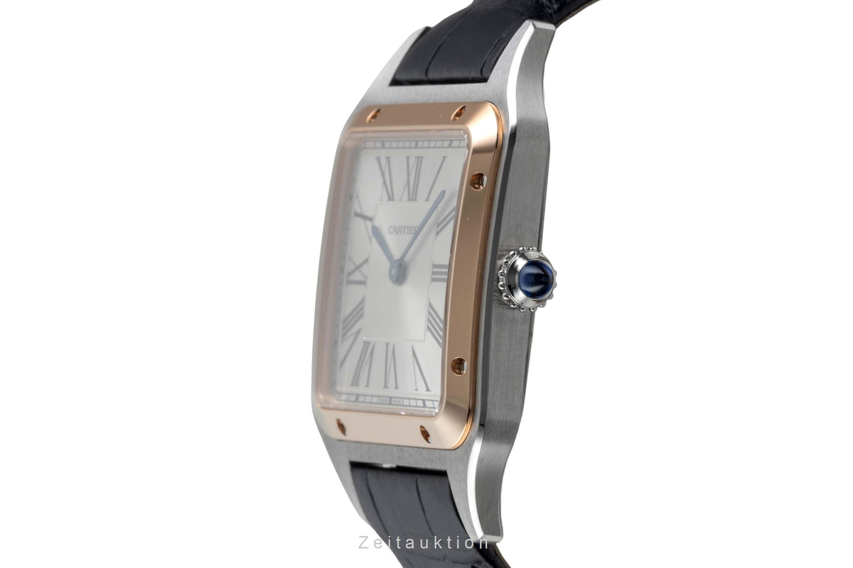 Cartier Santos Dumont steel / gold quartz men's watch W2SA0037  [2606268]