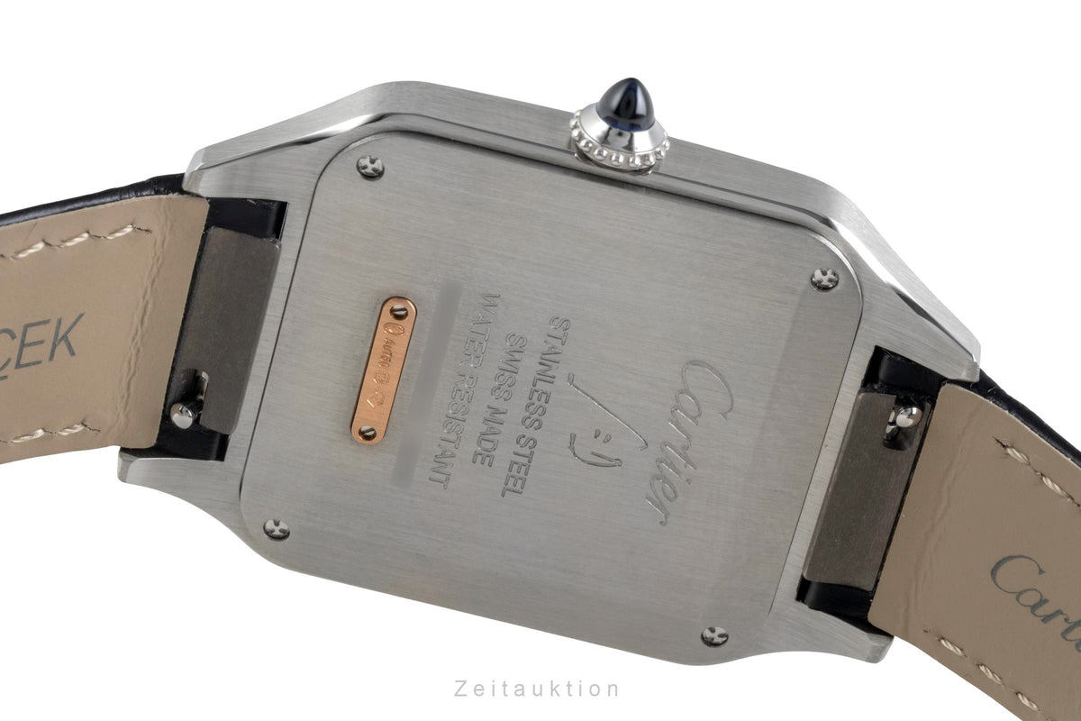 Cartier Santos Dumont steel / gold quartz men's watch W2SA0037  [2606268]
