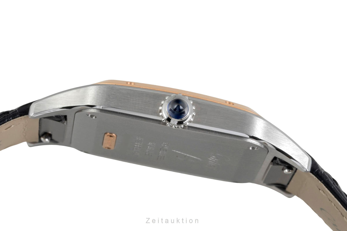 Cartier Santos Dumont steel / gold quartz men's watch W2SA0037  [2606268]