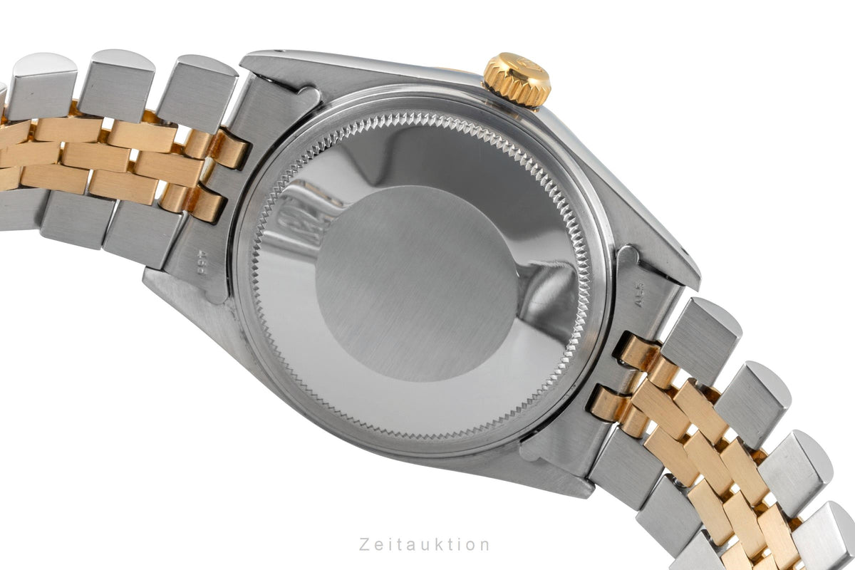Rolex Datejust 36 Buckley Dial Stahl / Gold Automatik Herrenuhr 16013 Paper 1984 [2606276]