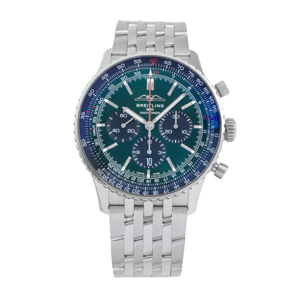 Breitling Navitimer 01 46 cronografo acciaio automatismo orologio da uomo AB0137241L1A1 LP: 9850EUR  [2606281]