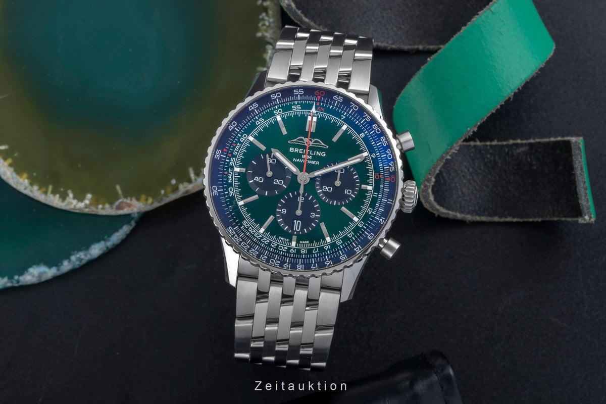 Breitling Navitimer 01 46 cronografo acciaio automatismo orologio da uomo AB0137241L1A1 LP: 9850EUR  [2606281]