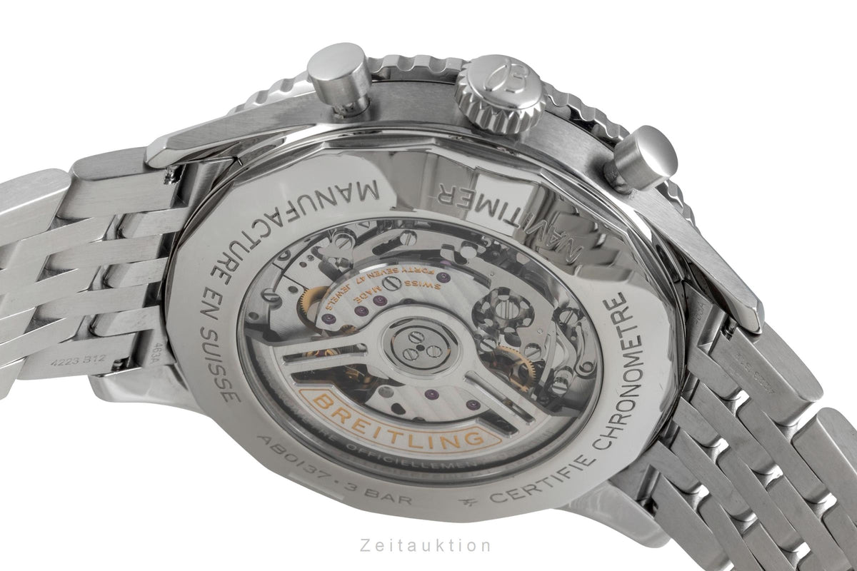 Breitling Navitimer 01 46 cronografo acciaio automatismo orologio da uomo AB0137241L1A1 LP: 9850EUR  [2606281]